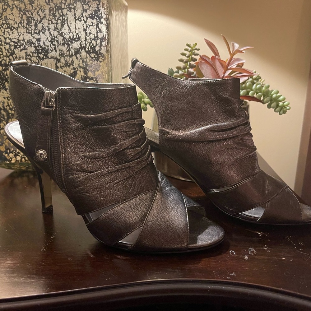 Guess Bronze Stiletto Booties